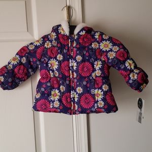 London Fog Girls Purple Winter Coat 18M
